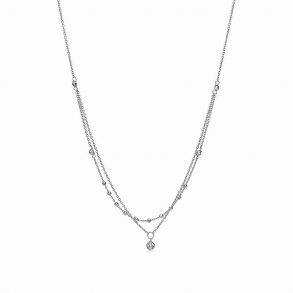 Guld & Sølv design Necklace, model 81001/45