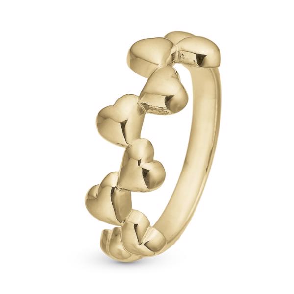 Christina Jewelry Golden charm Fingerrings, model 9.2.B-59
