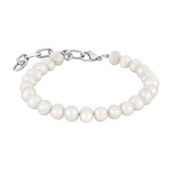 Son of Noa's Bracelet with freshwater pearls and steel